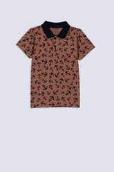 Anchor Boy's Print Polo Shirt